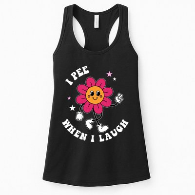 I Pee When I Laugh Funny Womens Tank Top