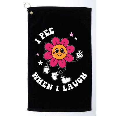 I Pee When I Laugh Funny Golf Towel