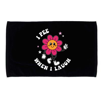 I Pee When I Laugh Funny Microfiber Hand Towel