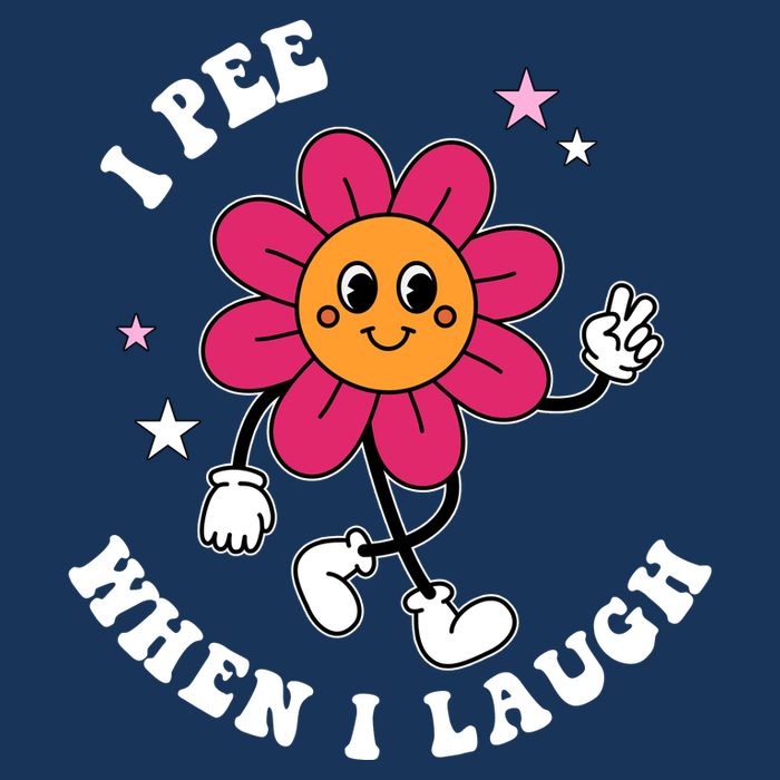 I Pee When I Laugh Funny Infant Baby Jersey Bodysuit