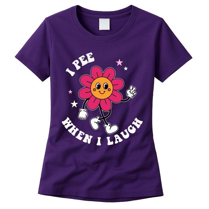 I Pee When I Laugh Funny Womens T-Shirt