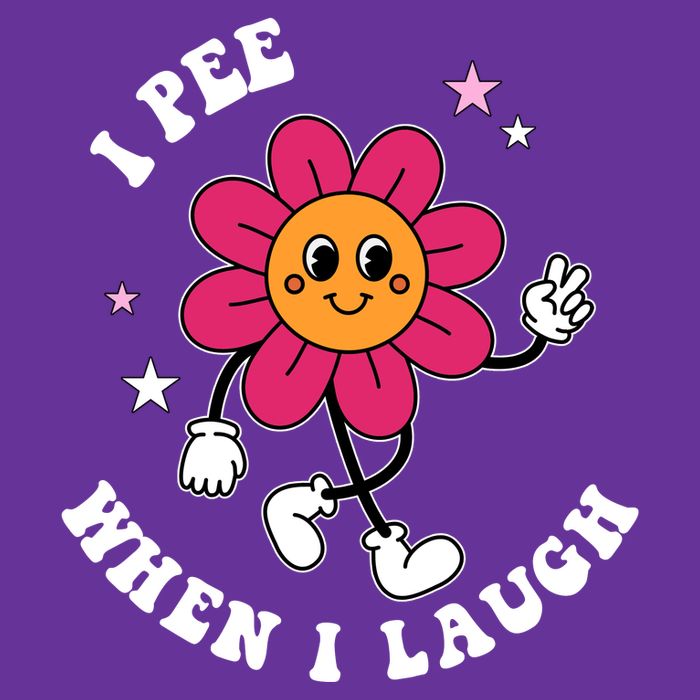 I Pee When I Laugh Funny Womens T-Shirt