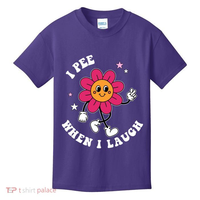 I Pee When I Laugh Funny Kids T-Shirt