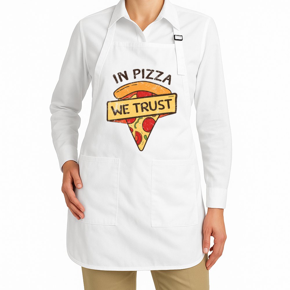 In Pizza We Trust Pizza Lover Apron