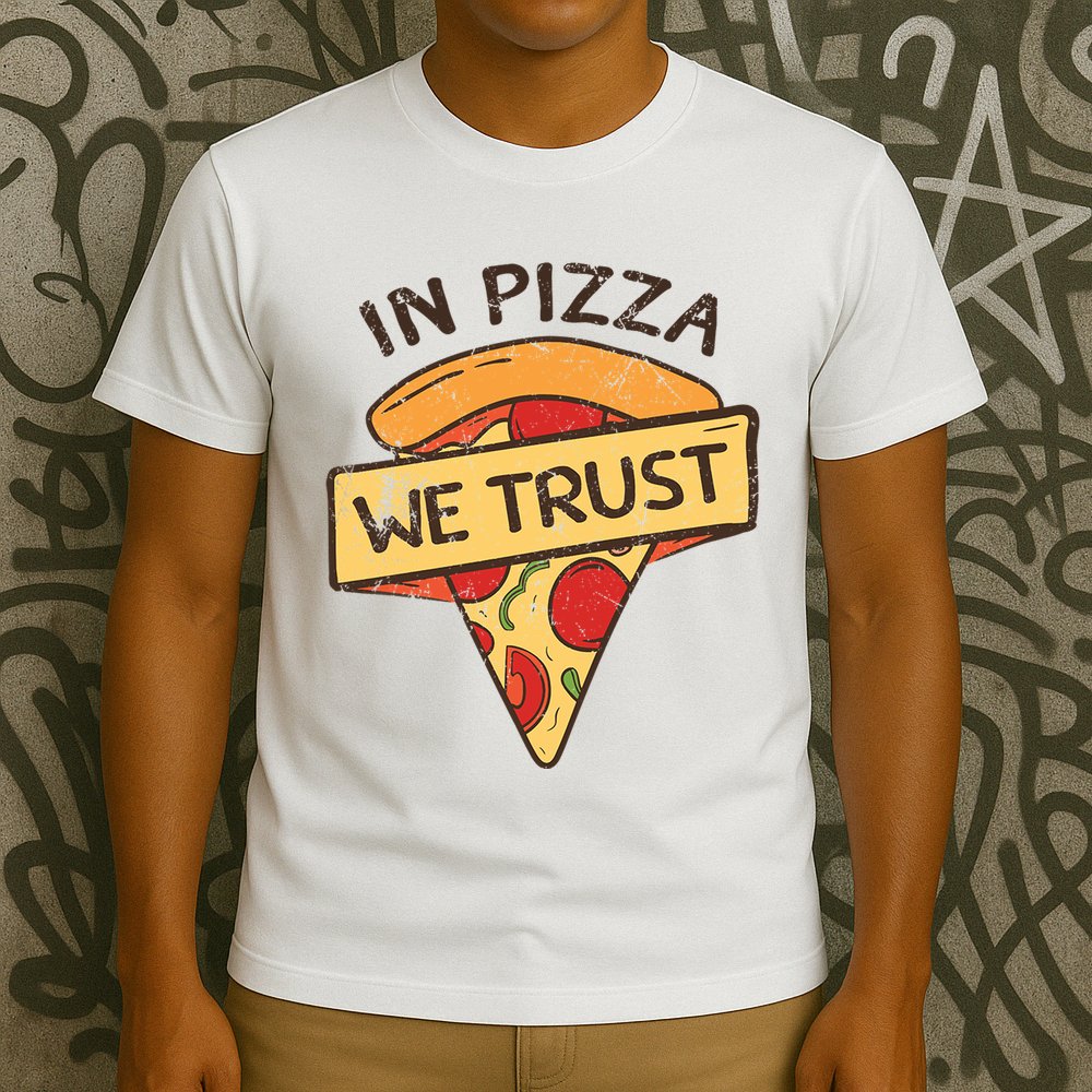 In Pizza We Trust Pizza Lover T-Shirt
