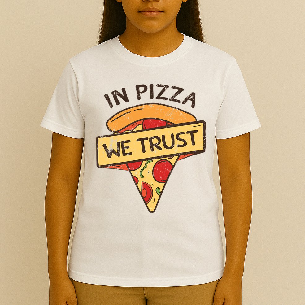 In Pizza We Trust Pizza Lover T-Shirt