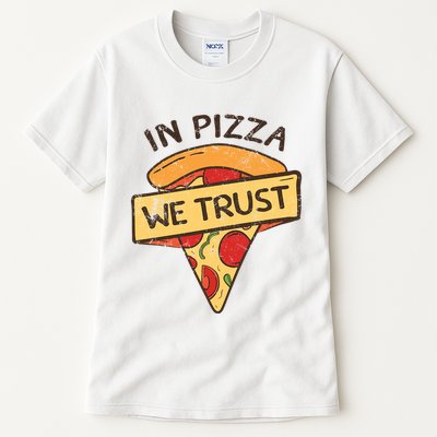 In Pizza We Trust Pizza Lover Tall T-Shirt