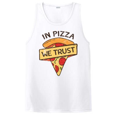 In Pizza We Trust Pizza Lover PosiCharge Competitor Tank