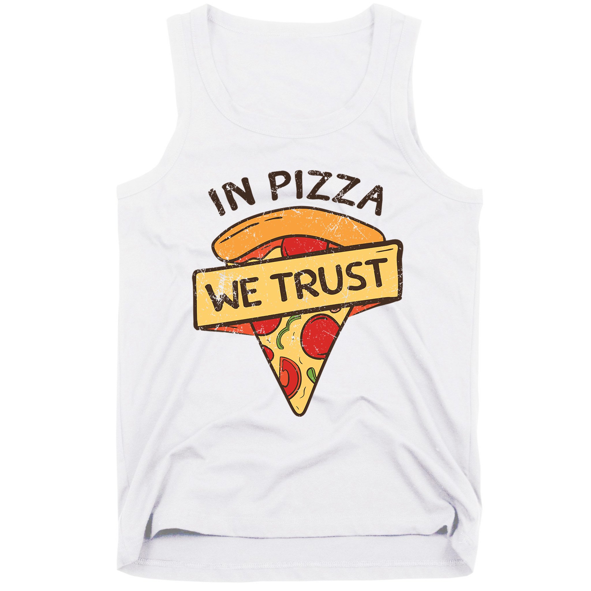 In Pizza We Trust Pizza Lover Tank Top