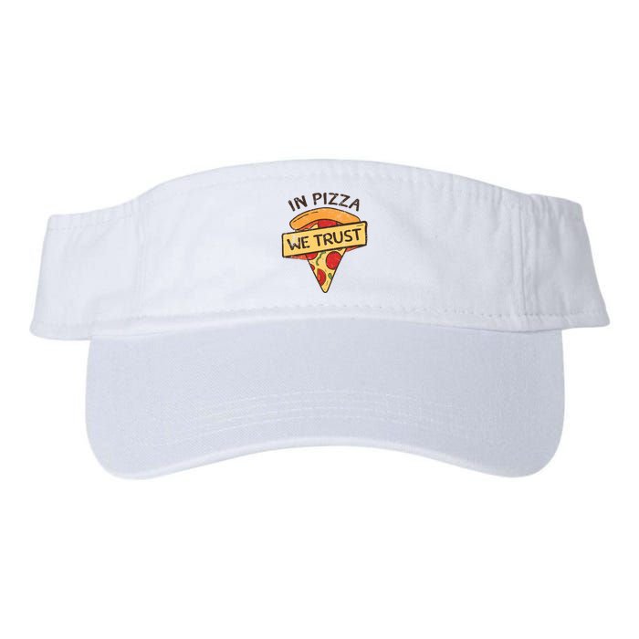 In Pizza We Trust Pizza Lover Visor