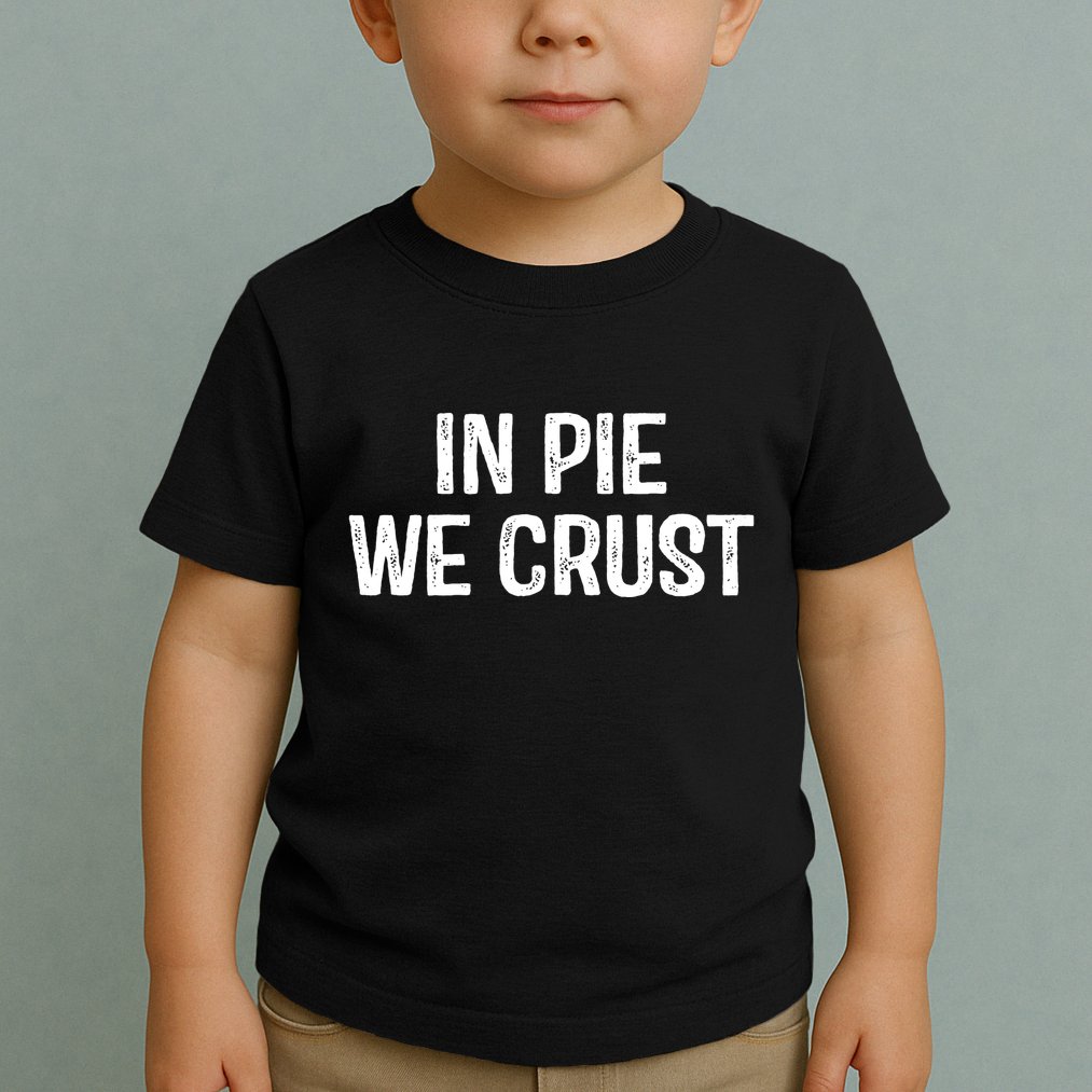 In Pie We Crust Funny Thanksgiving Toddler T-Shirt