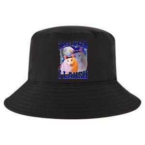 I Pee When I Laugh Funny Cat Meme Humorous Sarcastic Joke Cool Comfort Performance Bucket Hat