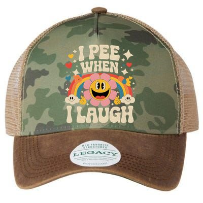 I Pee When I Laugh Naughty Legacy Tie Dye Trucker Hat