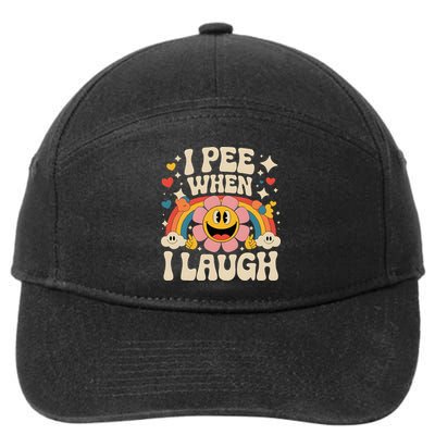 I Pee When I Laugh Naughty 7-Panel Snapback Hat