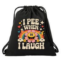 I Pee When I Laugh Naughty Drawstring Bag