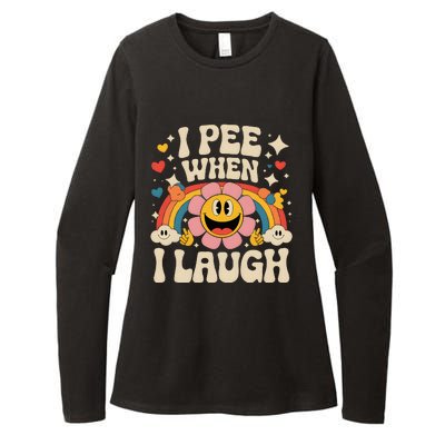 I Pee When I Laugh Naughty Womens CVC Long Sleeve Shirt