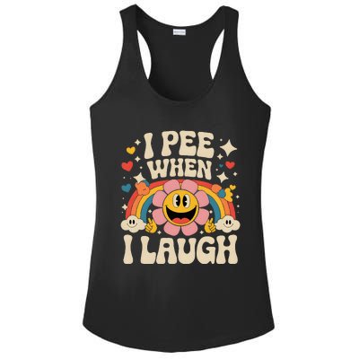 I Pee When I Laugh Naughty Ladies PosiCharge Competitor Racerback Tank