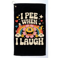 I Pee When I Laugh Naughty Golf Towel
