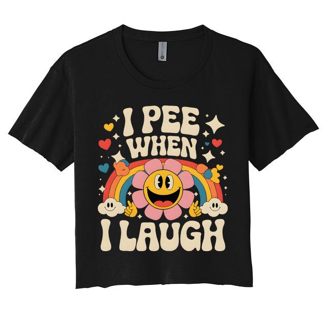 I Pee When I Laugh Naughty Crop Top