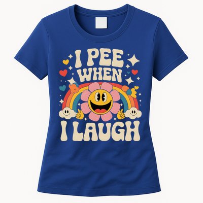 I Pee When I Laugh Naughty Womens T-Shirt