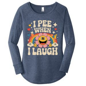 I Pee When I Laugh Naughty Women's Perfect Tri Tunic Long Sleeve Shirt