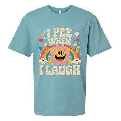 I Pee When I Laugh Naughty Sueded Cloud Jersey T-Shirt