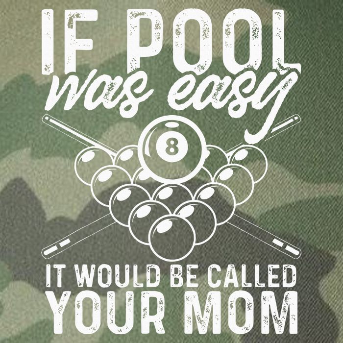 If Pool Was Easy Funny Sport Pool Billiard  Legacy Tie Dye Trucker Hat