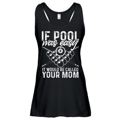If Pool Was Easy Funny Sport Pool Billiard  Ladies Essential Flowy Tank