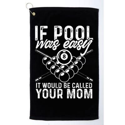 If Pool Was Easy Funny Sport Pool Billiard  Golf Towel