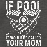 If Pool Was Easy Funny Sport Pool Billiard  Vector Backpack
