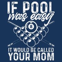 If Pool Was Easy Funny Sport Pool Billiard  Infant Baby Jersey Bodysuit