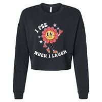 I Pee When I Laugh Cropped Pullover Crew