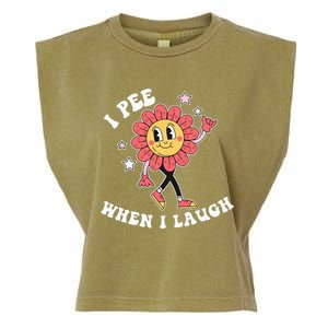 I Pee When I Laugh Garment-Dyed Women's Muscle Tee