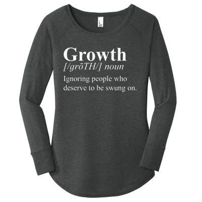 Ignoring People Who Deserve To Be Swung On Women's Perfect Tri Tunic Long Sleeve Shirt