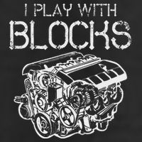 I Play With Blocks Mechanic Engine Block Car Mechanic Gift Knit Cap Winter Beanie