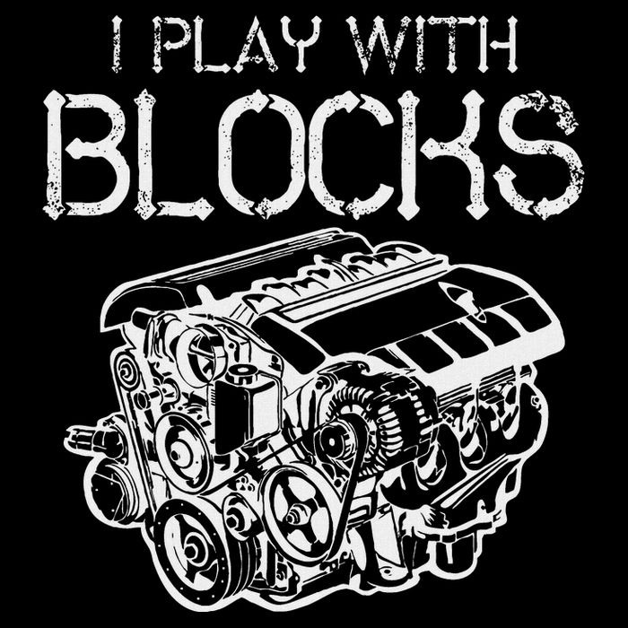 I Play With Blocks Mechanic Engine Block Car Mechanic Gift Baby Bodysuit