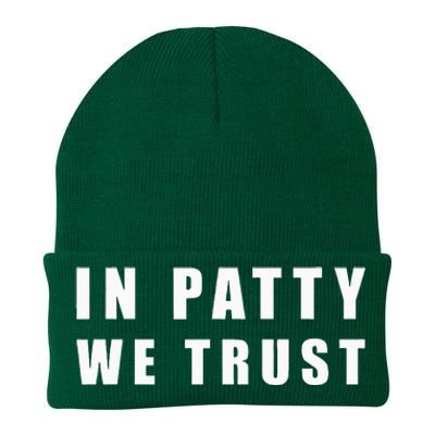 In Patty We Trust Knit Cap Winter Beanie