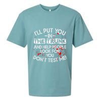 ILl Put You In The Trunk And Help People Look For You Funny Sueded Cloud Jersey T-Shirt