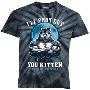 ILl Protect You Kitten No Matter What Kids Tie-Dye T-Shirt