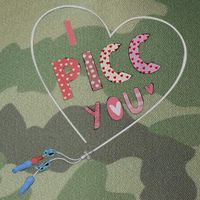 I Picc You Cute Heart Funny ICU ER Nurse Valentines Day Legacy Tie Dye Trucker Hat