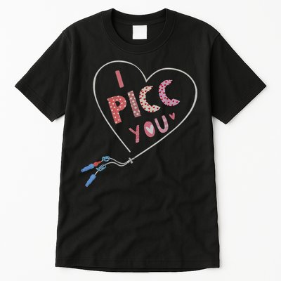 I Picc You Cute Heart Funny ICU ER Nurse Valentines Day Tall T-Shirt