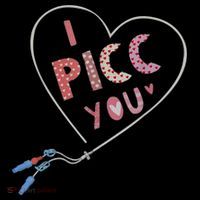 I Picc You Cute Heart Funny ICU ER Nurse Valentines Day Short Acrylic Beanie