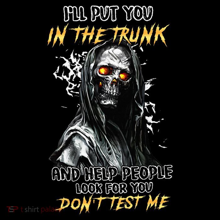 ILl Put You In The Trunk And Help People Look For You Skull Impact Tech Backpack