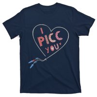 I Picc You Cute Heart Funny ICU ER Nurse Valentines Day T-Shirt