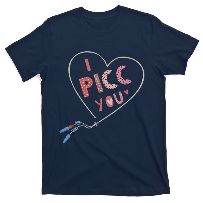 I Picc You Cute Heart Funny ICU ER Nurse Valentines Day T-Shirt