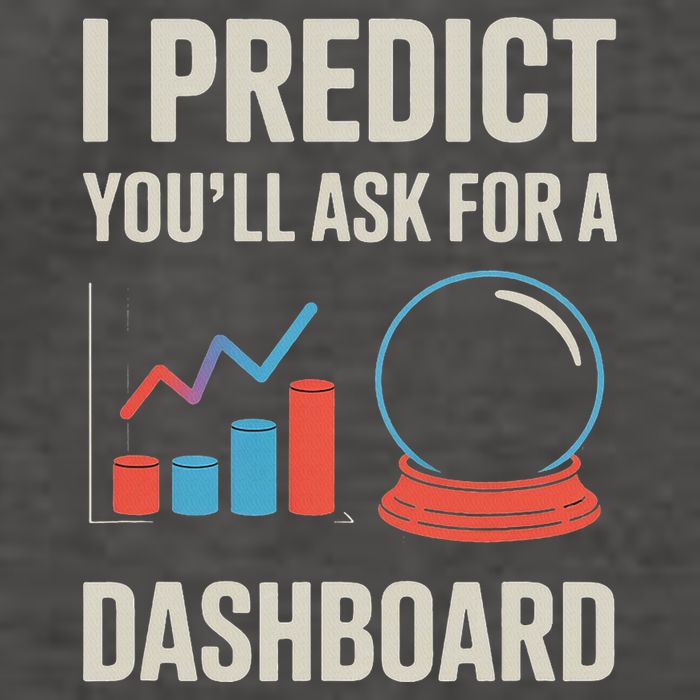 I Predict You’ll Ask For A Dashboard Data Scientist Vector Backpack