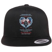 I promised you my whole life and as you rest in Flat Bill Trucker Hat