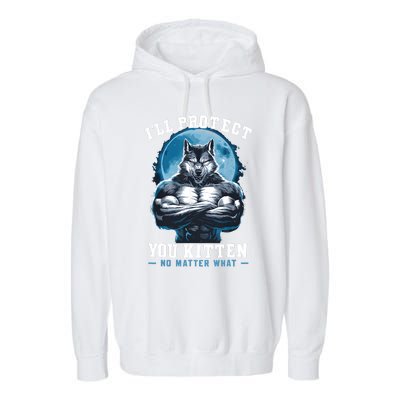 ILl Protect You Kitten No Matter What Garment-Dyed Fleece Hoodie