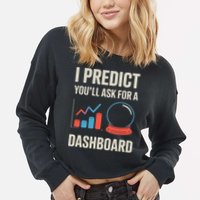 I Predict You’ll Ask For A Dashboard Data Scientist  Cropped Pullover Crew