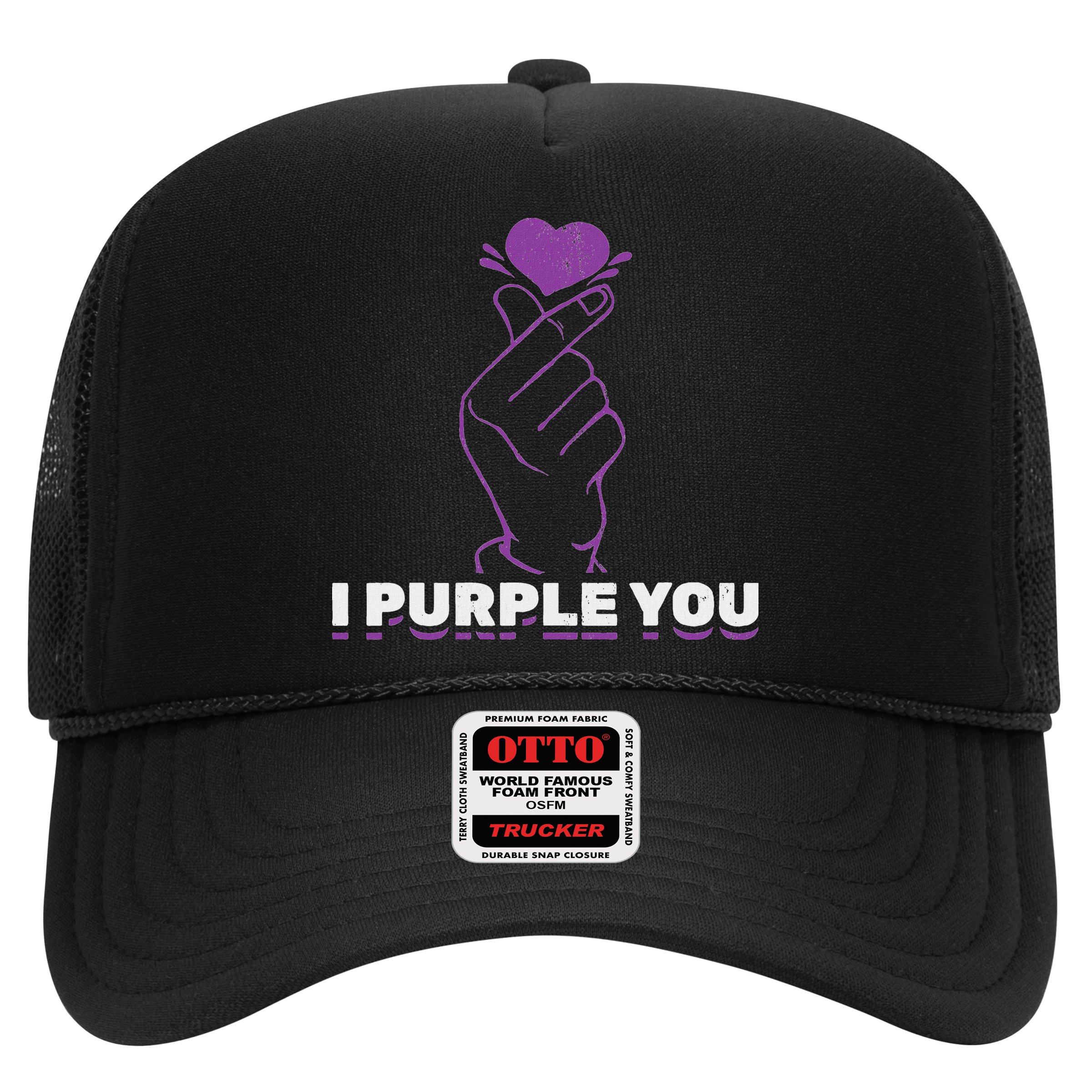 I Purple You Kdrama Korean Hand Symbol Kpop Hat